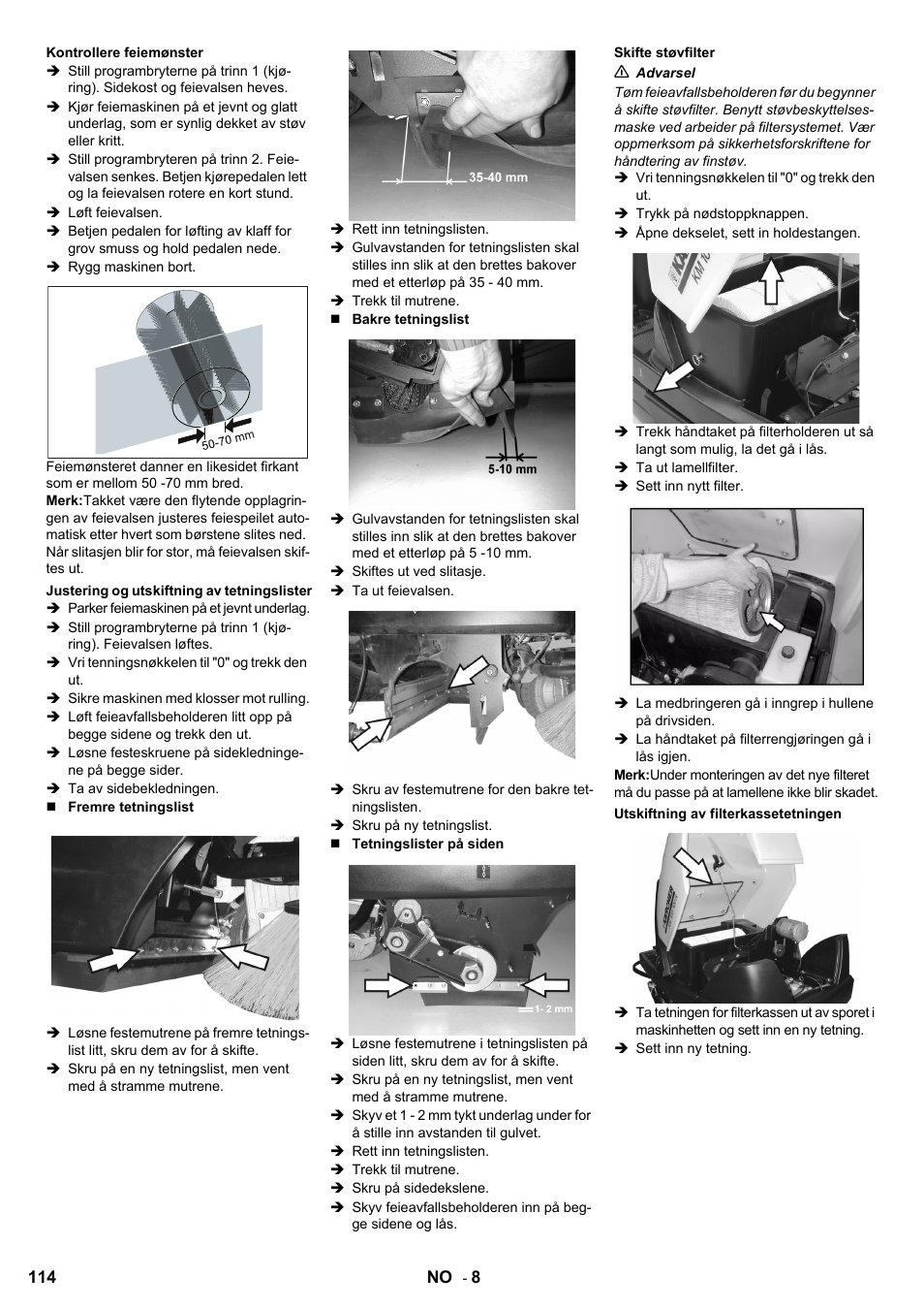 Karcher KM 100-100 R D User Manual | Page 114 / 360