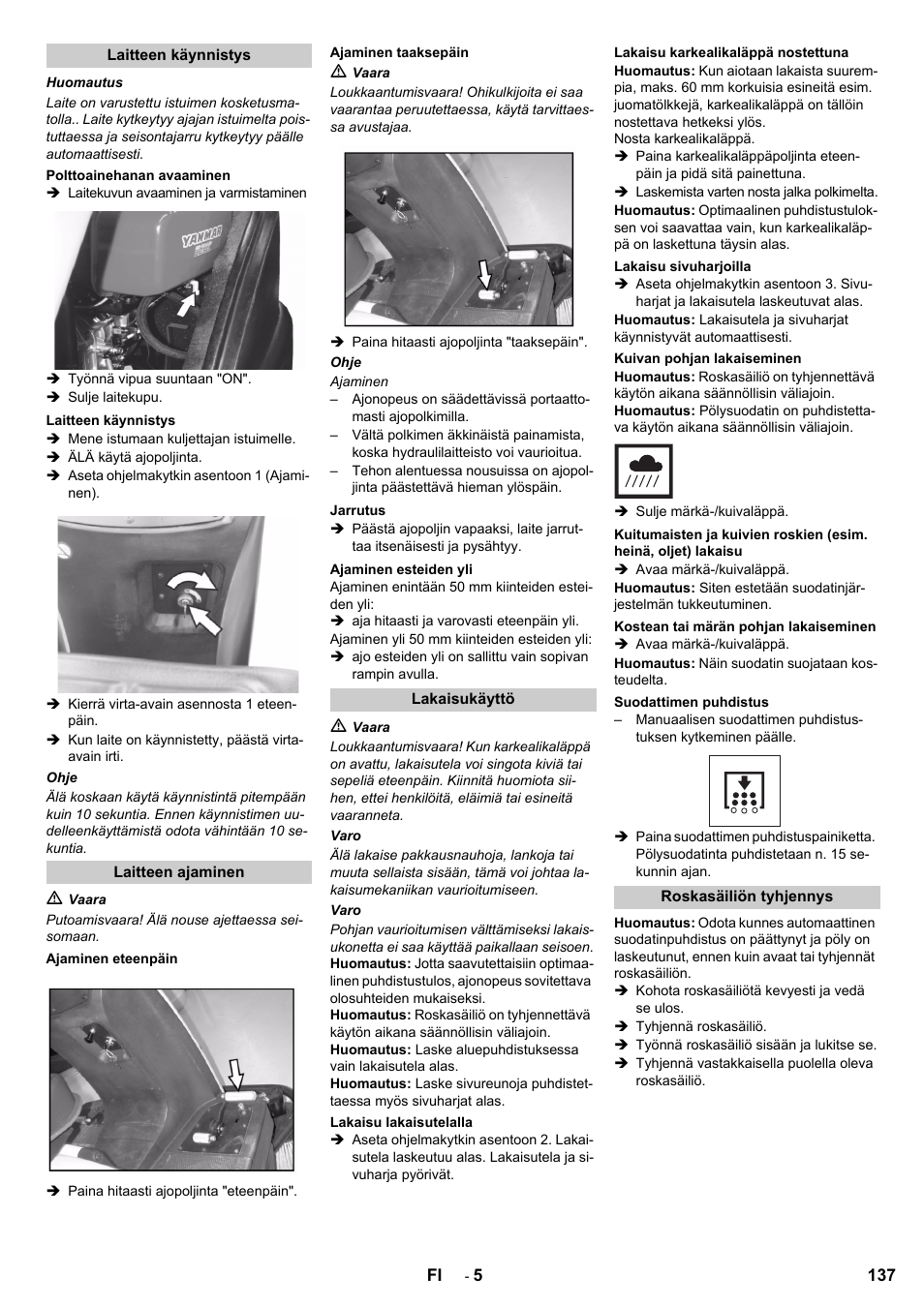 Karcher KM 100-100 R D User Manual | Page 137 / 360