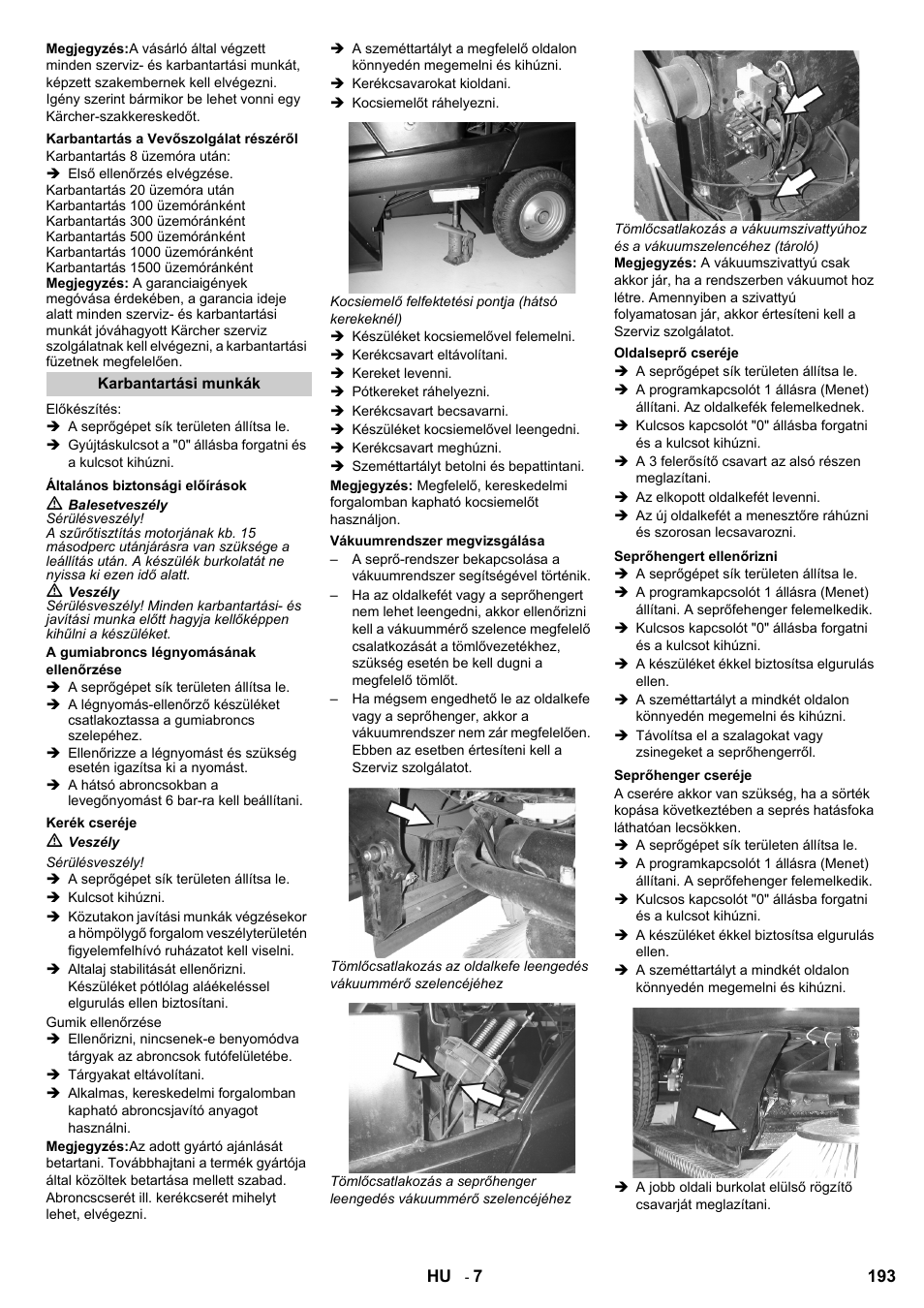 Karcher KM 100-100 R D User Manual | Page 193 / 360