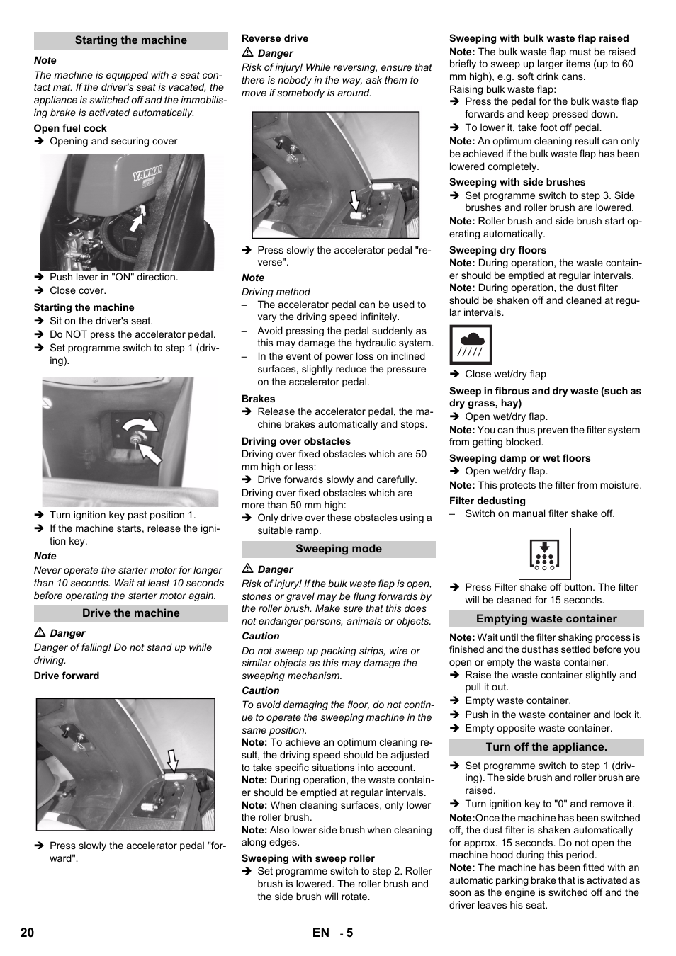 Karcher KM 100-100 R D User Manual | Page 20 / 360