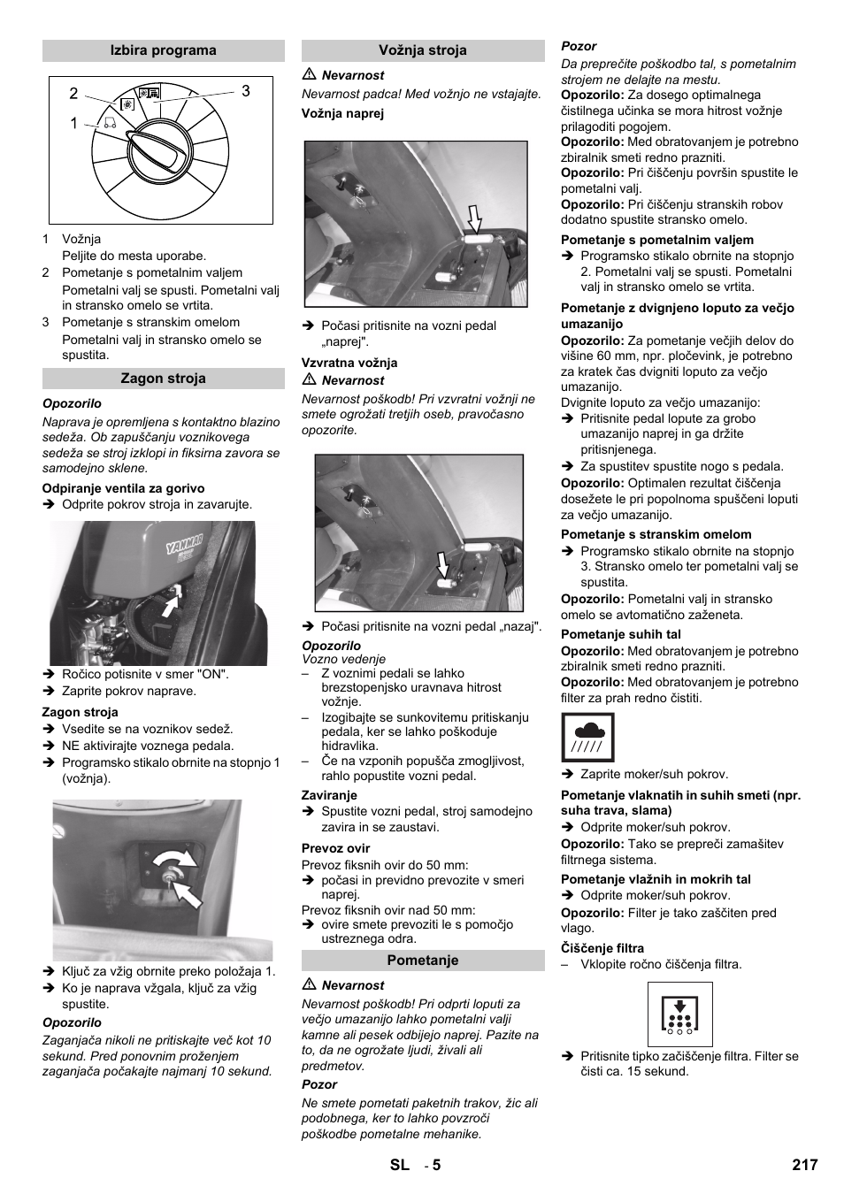 Karcher KM 100-100 R D User Manual | Page 217 / 360