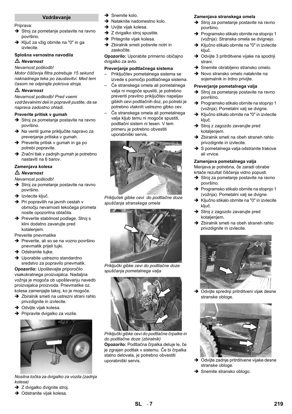 Karcher KM 100-100 R D User Manual | Page 219 / 360