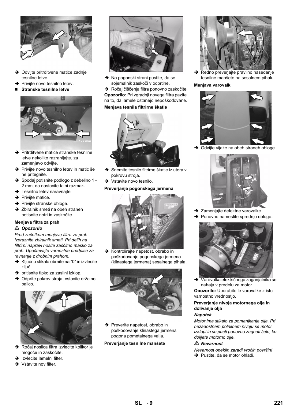 Karcher KM 100-100 R D User Manual | Page 221 / 360