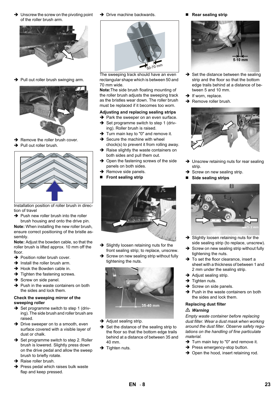 Karcher KM 100-100 R D User Manual | Page 23 / 360