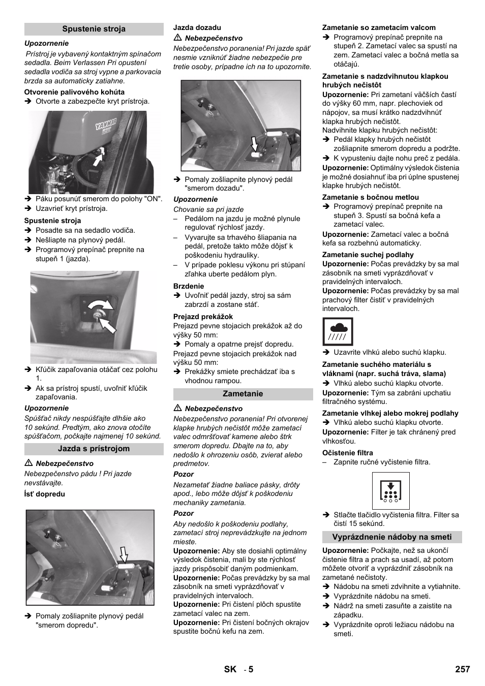Karcher KM 100-100 R D User Manual | Page 257 / 360