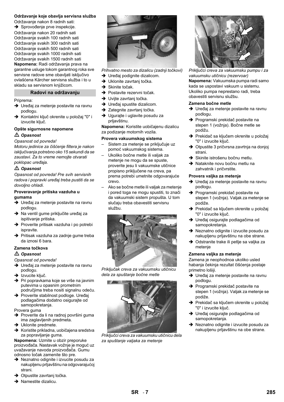 Karcher KM 100-100 R D User Manual | Page 285 / 360