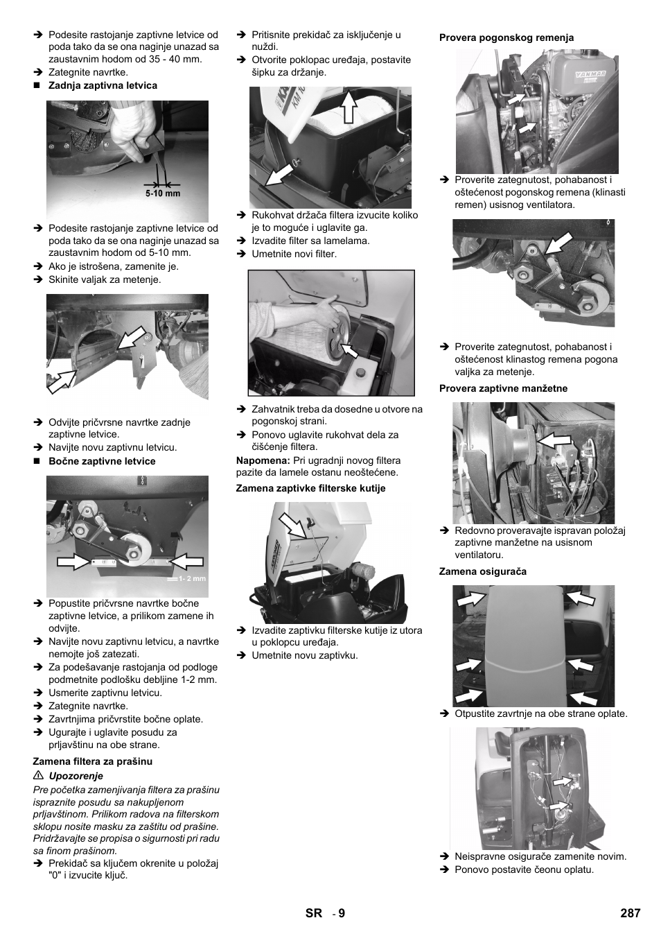 Karcher KM 100-100 R D User Manual | Page 287 / 360