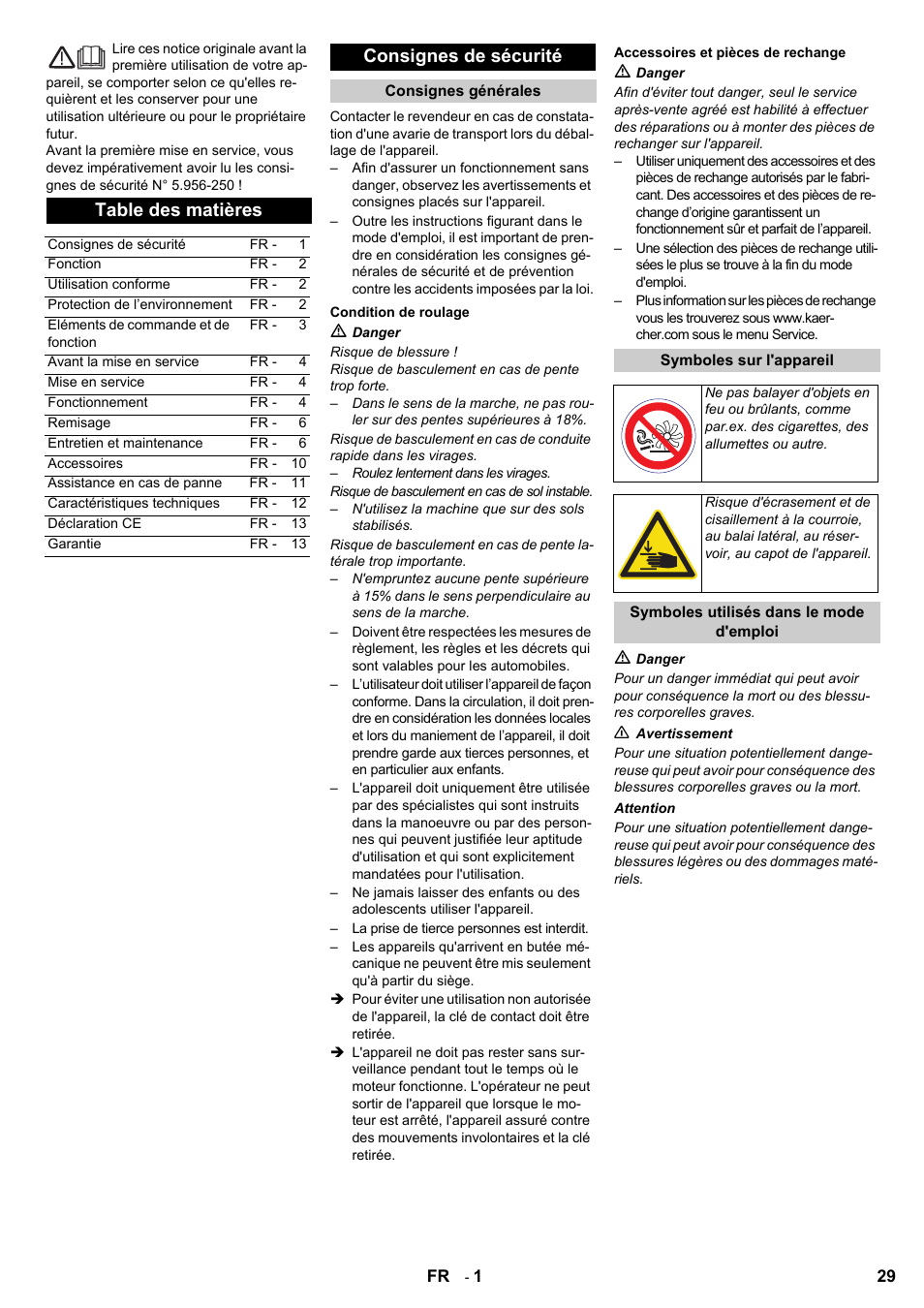 Karcher KM 100-100 R D User Manual | Page 29 / 360