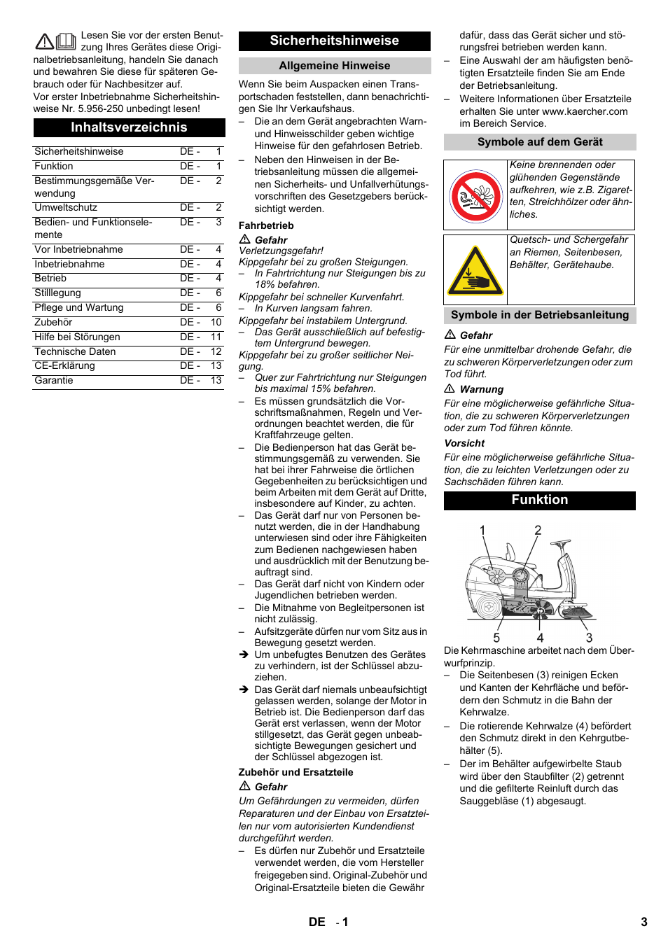 Karcher KM 100-100 R D User Manual | Page 3 / 360
