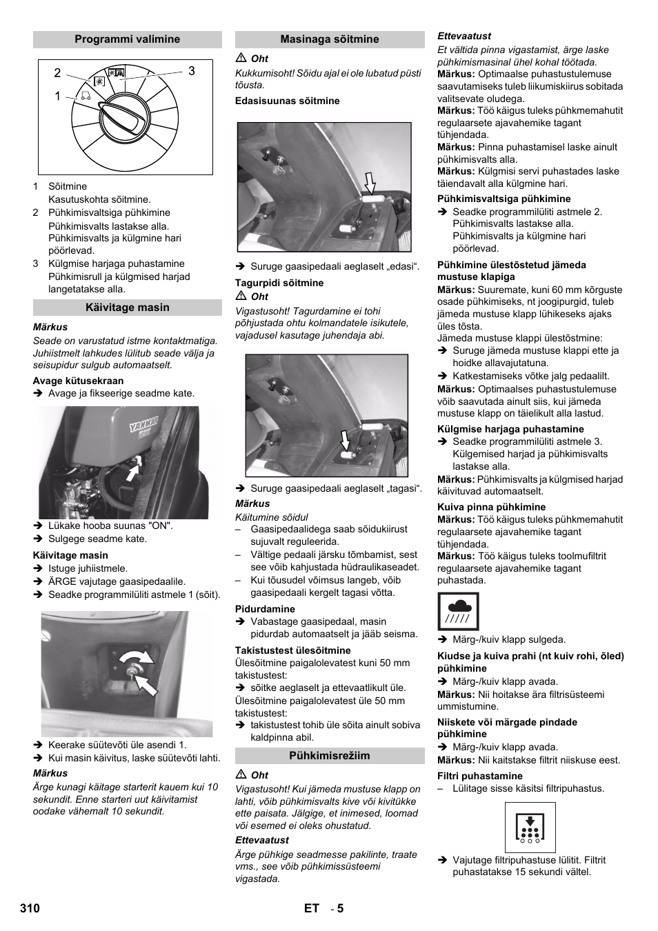 Karcher KM 100-100 R D User Manual | Page 310 / 360