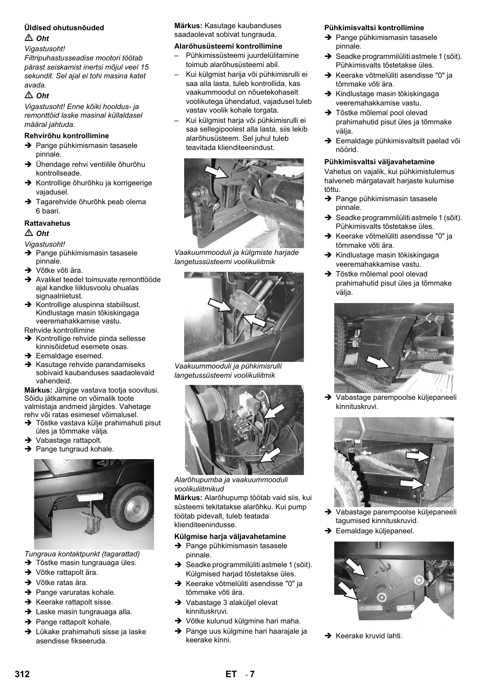 Karcher KM 100-100 R D User Manual | Page 312 / 360