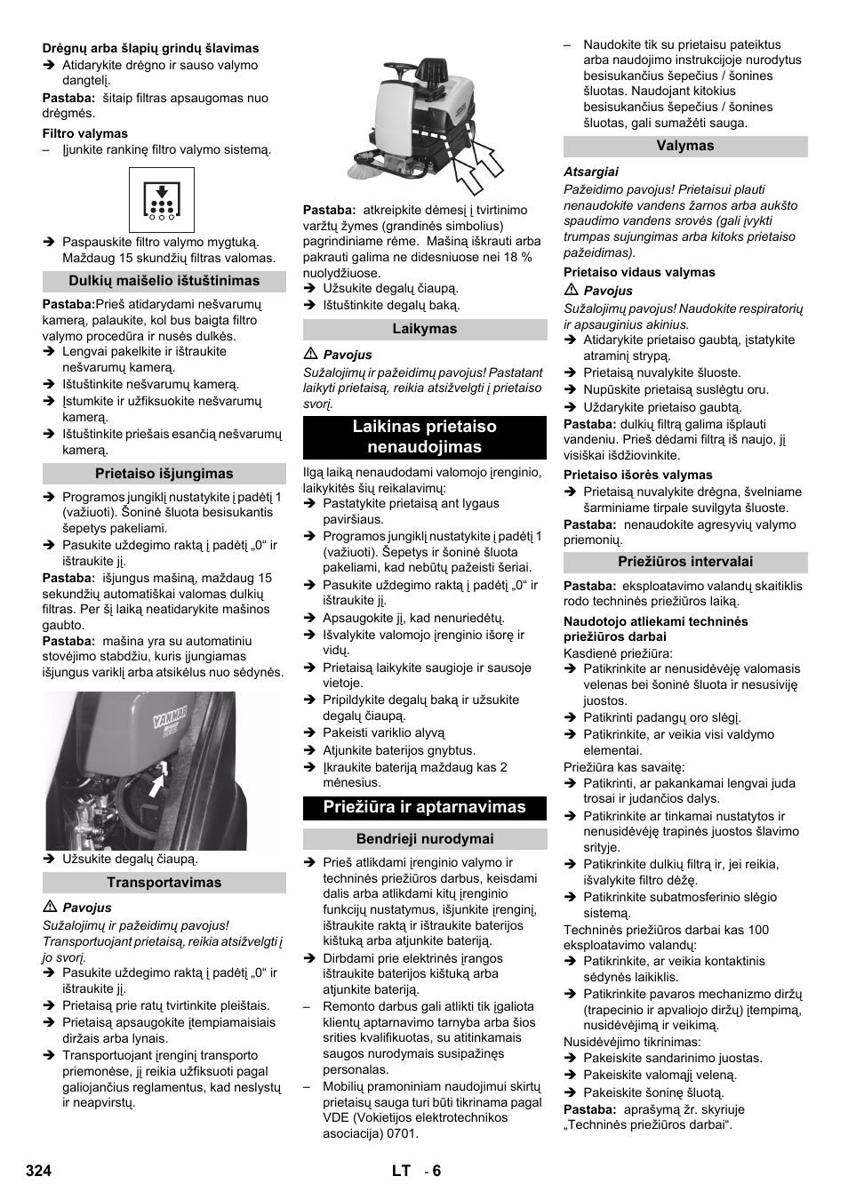 Karcher KM 100-100 R D User Manual | Page 324 / 360