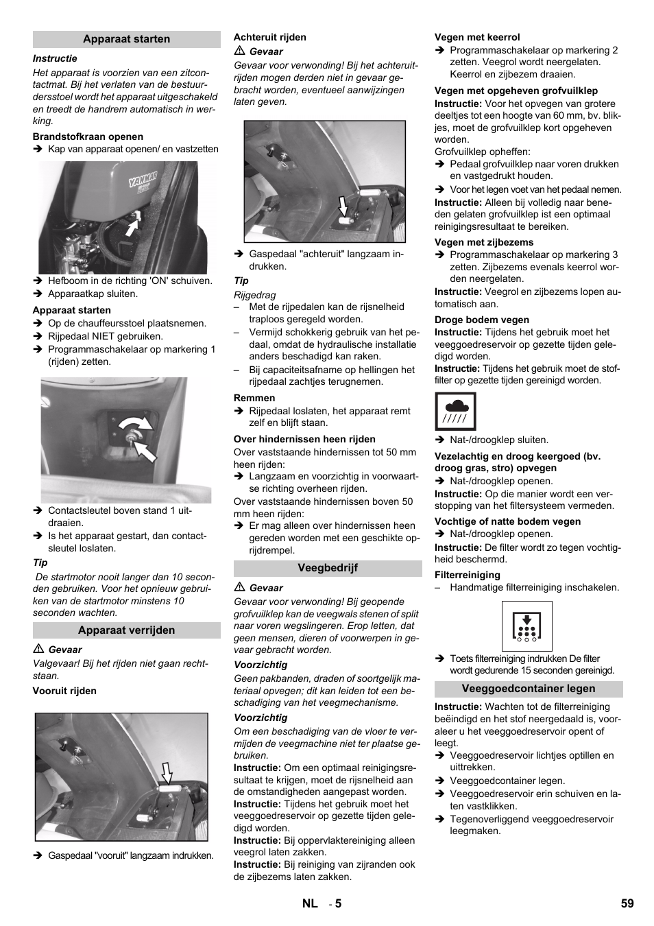 Karcher KM 100-100 R D User Manual | Page 59 / 360