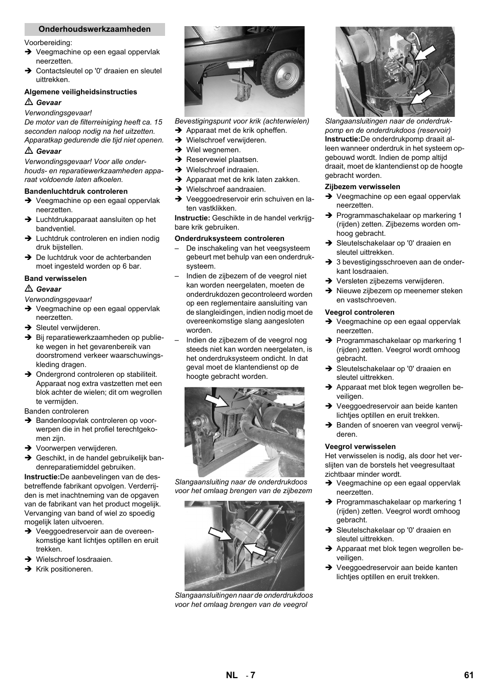 Karcher KM 100-100 R D User Manual | Page 61 / 360