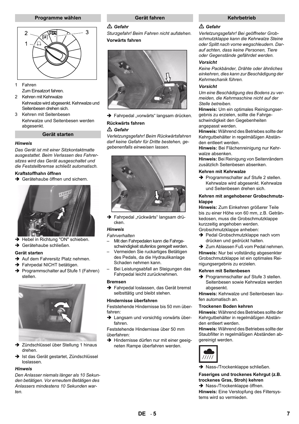 Karcher KM 100-100 R D User Manual | Page 7 / 360
