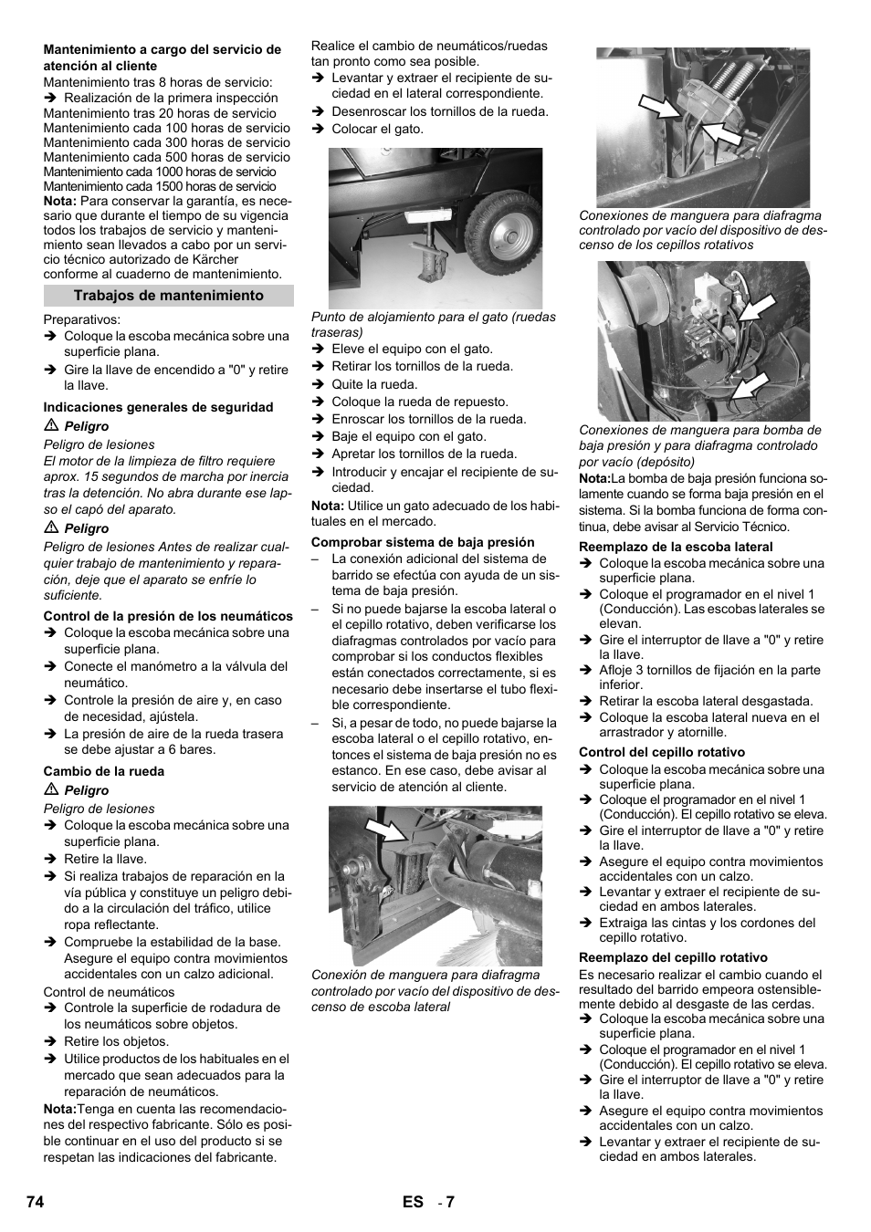 Karcher KM 100-100 R D User Manual | Page 74 / 360