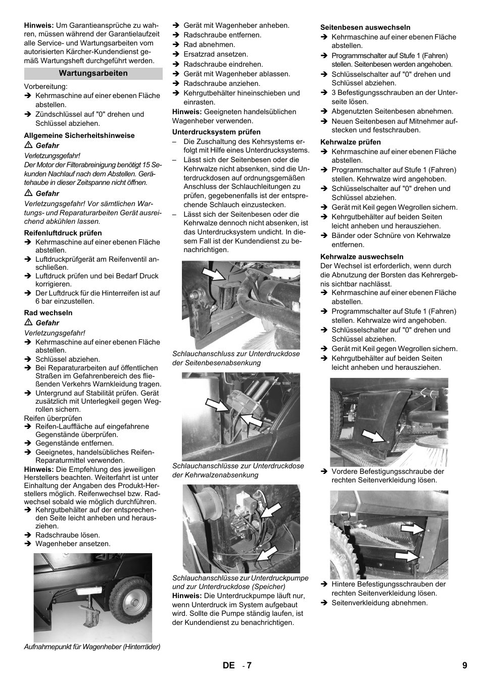 Karcher KM 100-100 R D User Manual | Page 9 / 360