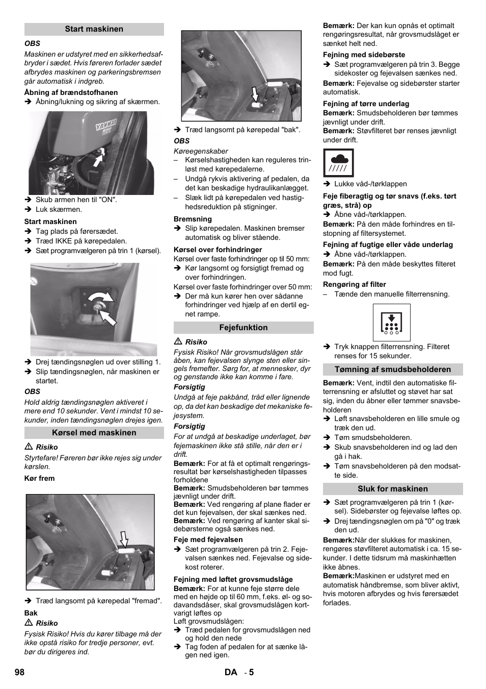 Karcher KM 100-100 R D User Manual | Page 98 / 360