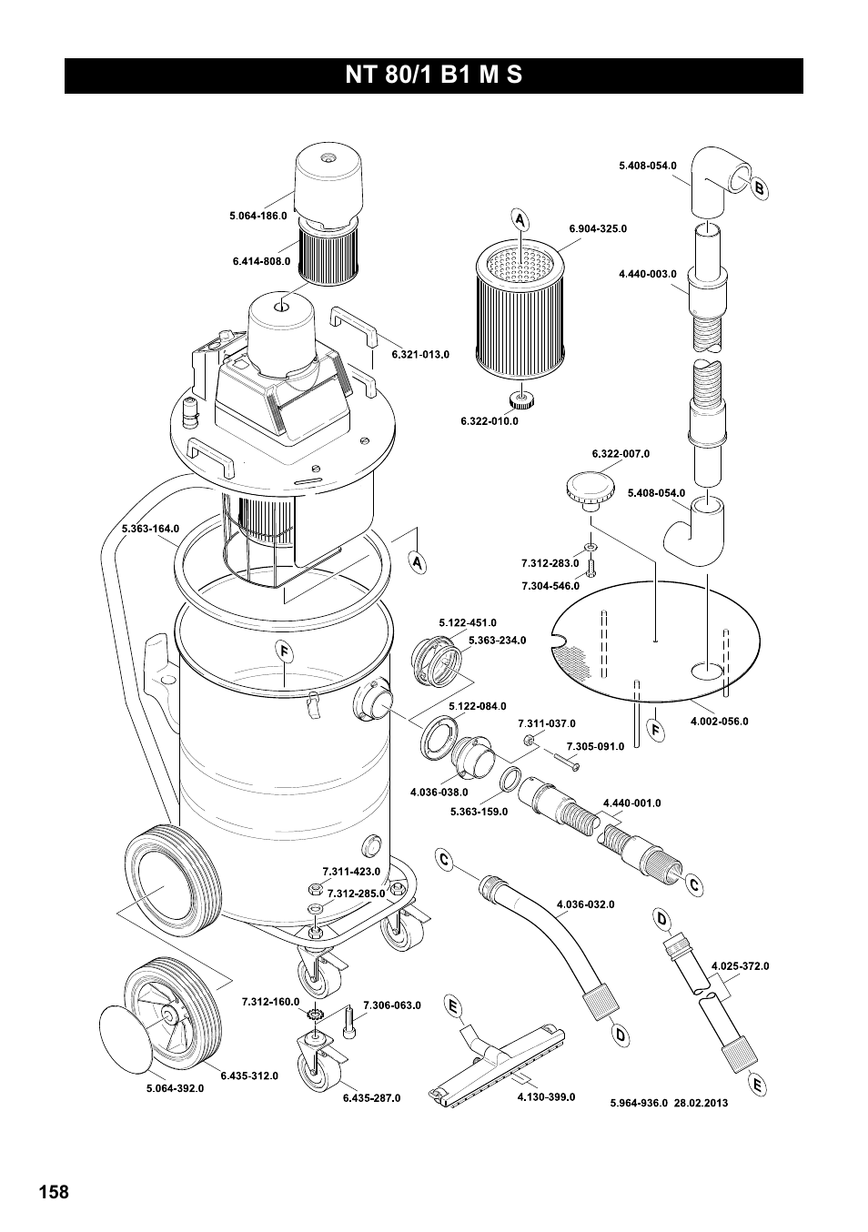 Nt 80/1 b1 m s | Karcher NT 80-1 B1 M S User Manual | Page 158 / 160