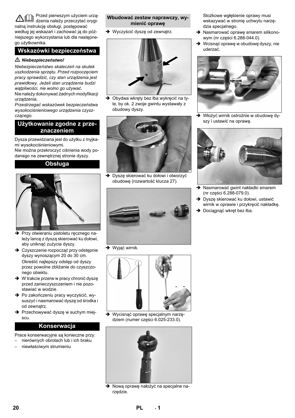 Polski | Karcher HD 13-35 Pe User Manual | Page 20 / 32