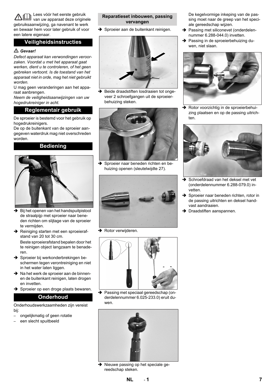 Nederlands | Karcher HD 13-35 Pe User Manual | Page 7 / 32