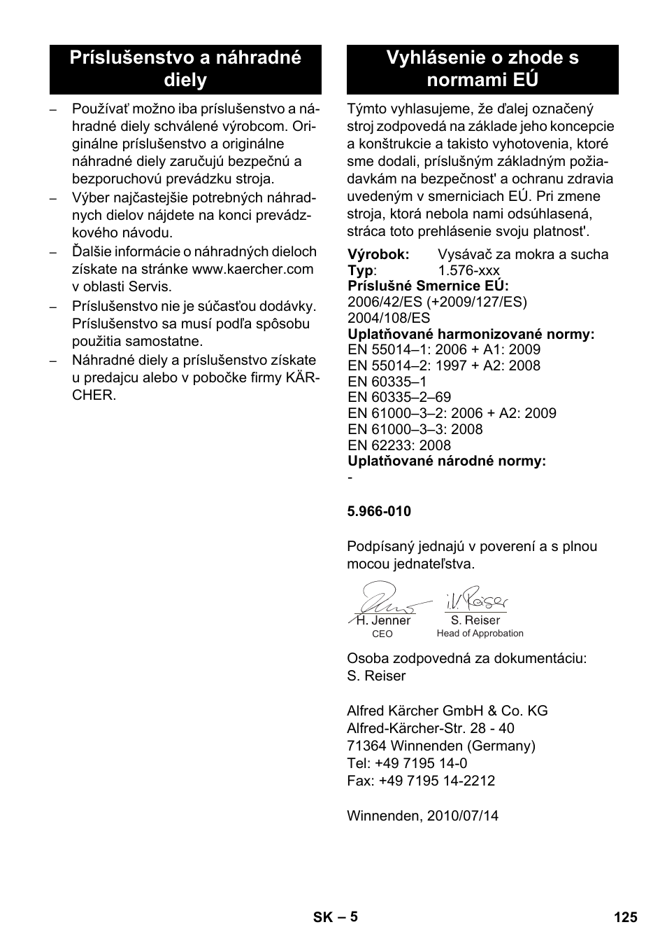 Karcher IVC 60-30 Ap User Manual | Page 125 / 172