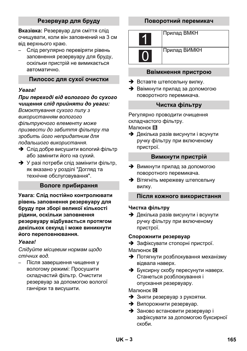 Karcher IVC 60-30 Ap User Manual | Page 165 / 172