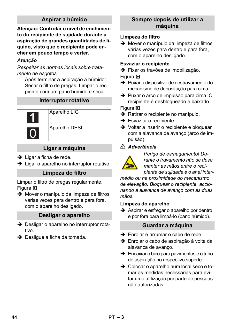 Karcher IVC 60-30 Ap User Manual | Page 44 / 172