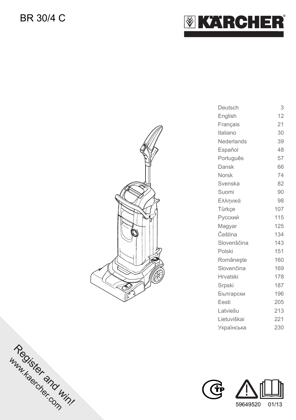 Karcher BR 30-4 C User Manual | 242 pages