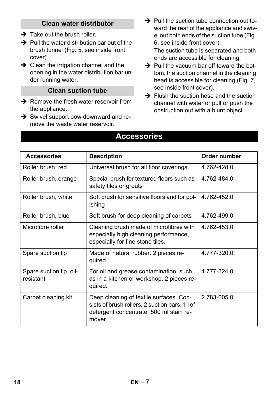 Accessories | Karcher BR 30-4 C User Manual | Page 18 / 242