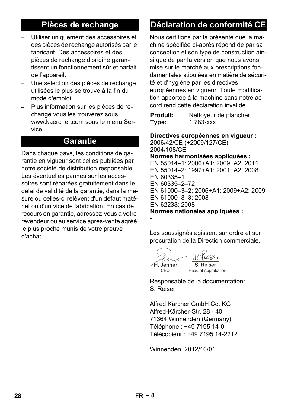Karcher BR 30-4 C User Manual | Page 28 / 242