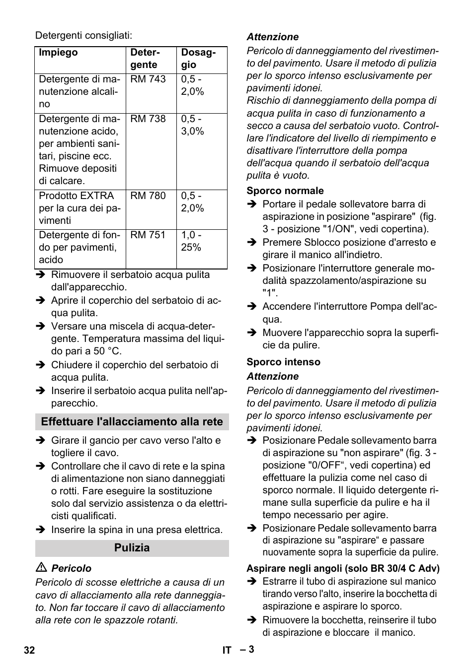 Karcher BR 30-4 C User Manual | Page 32 / 242