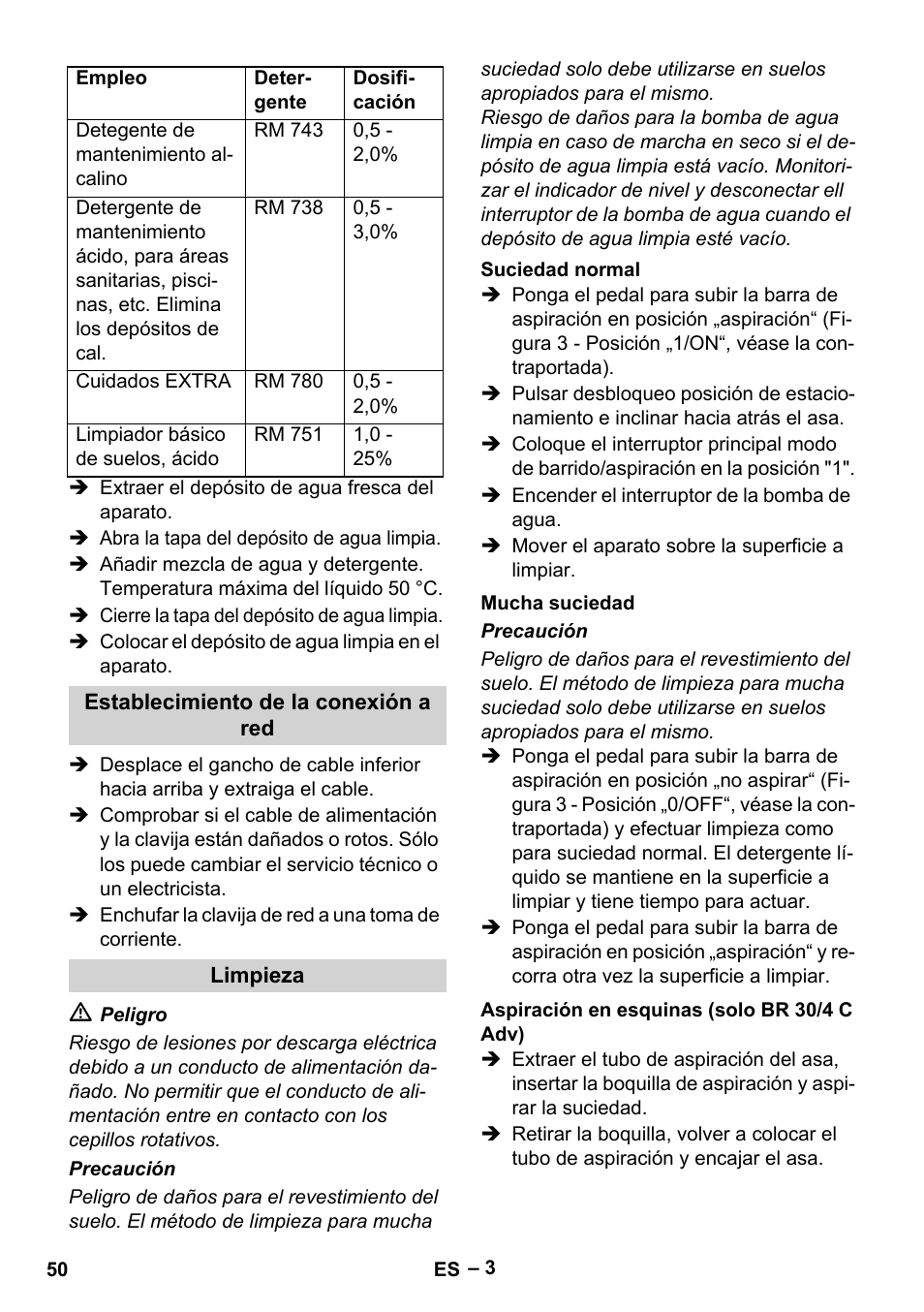 Karcher BR 30-4 C User Manual | Page 50 / 242