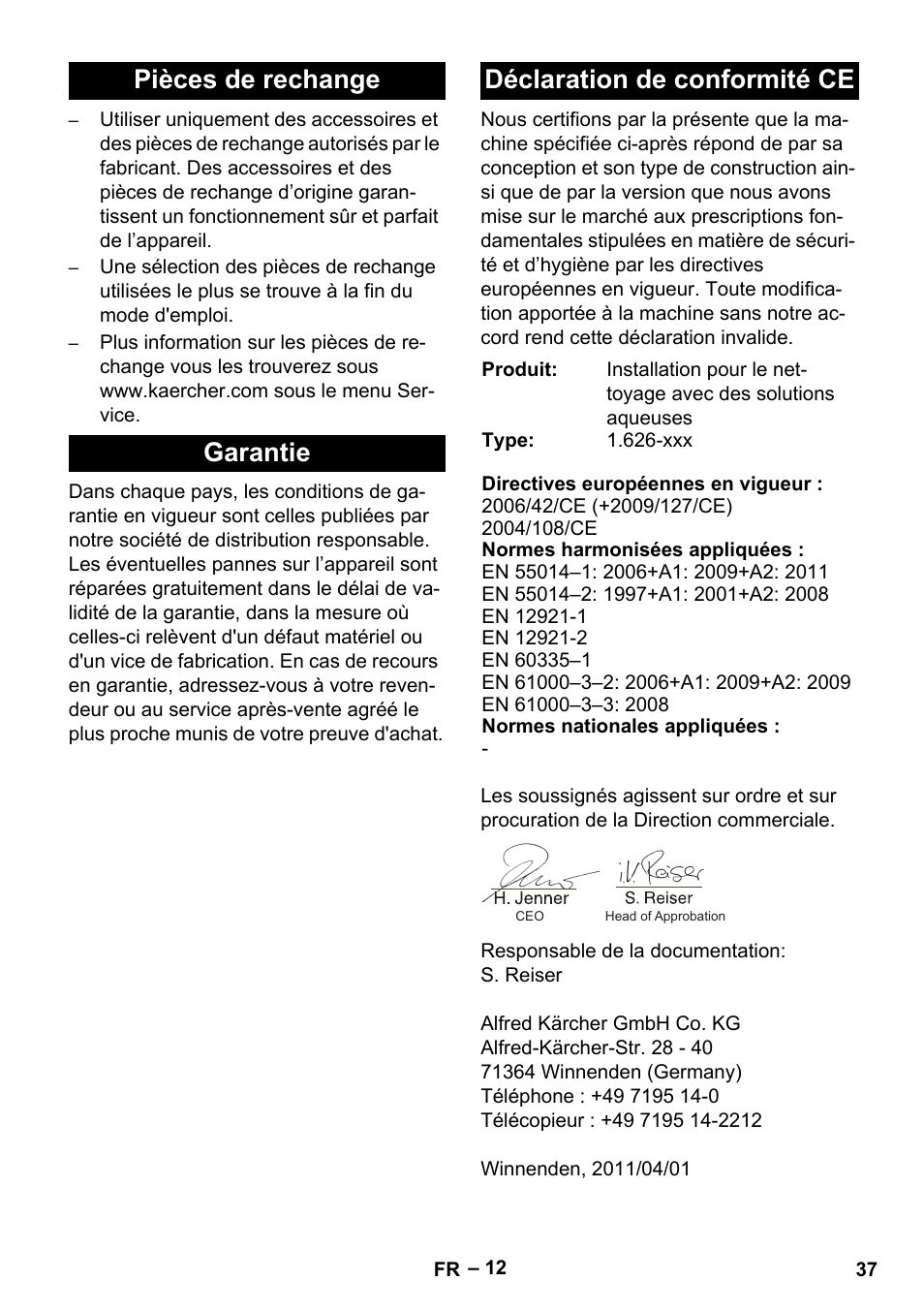 Karcher PC 100 M2 BIO User Manual | Page 37 / 232