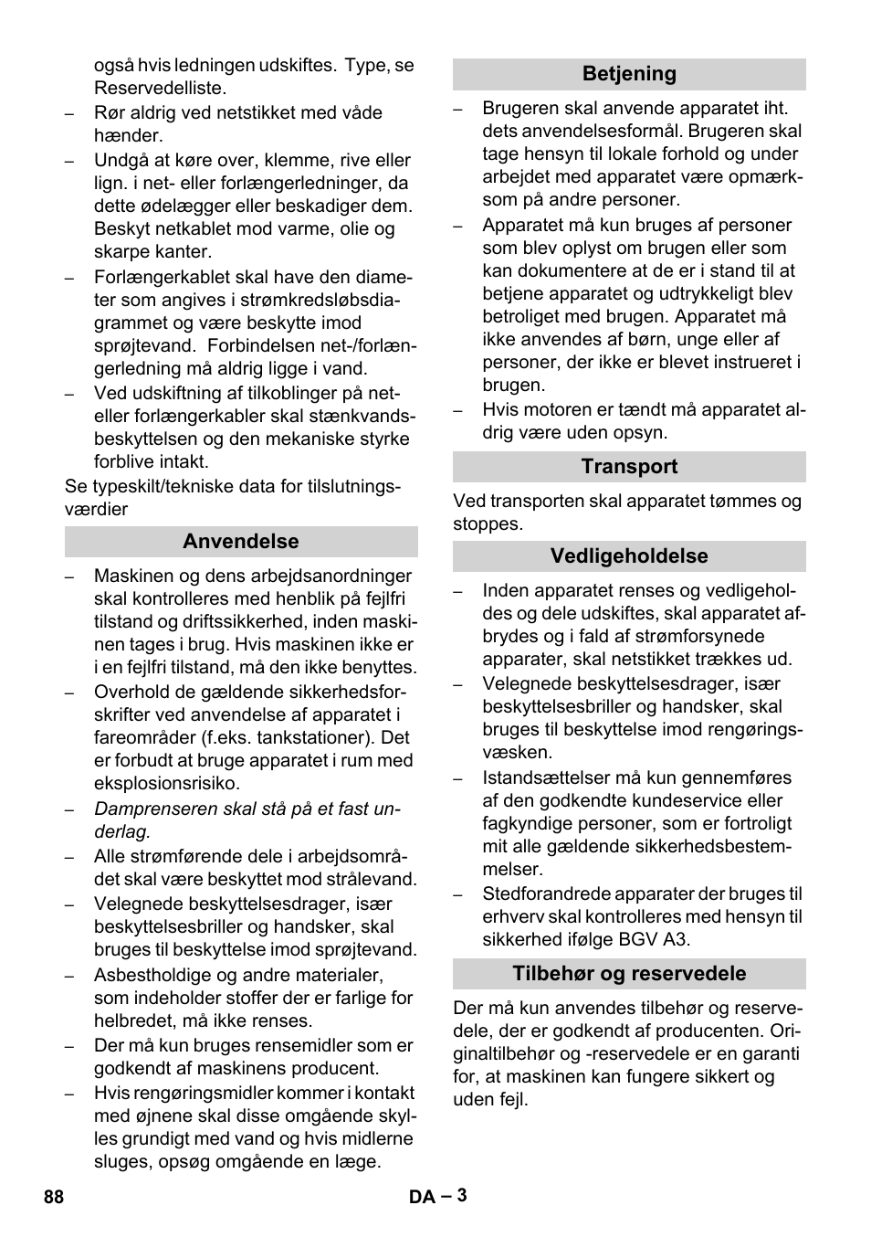 Karcher PC 100 M2 BIO User Manual | Page 88 / 232