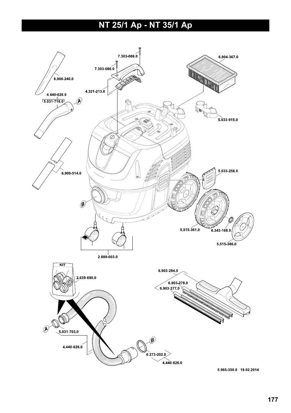 Karcher NT 25-1 Ap User Manual | Page 177 / 180