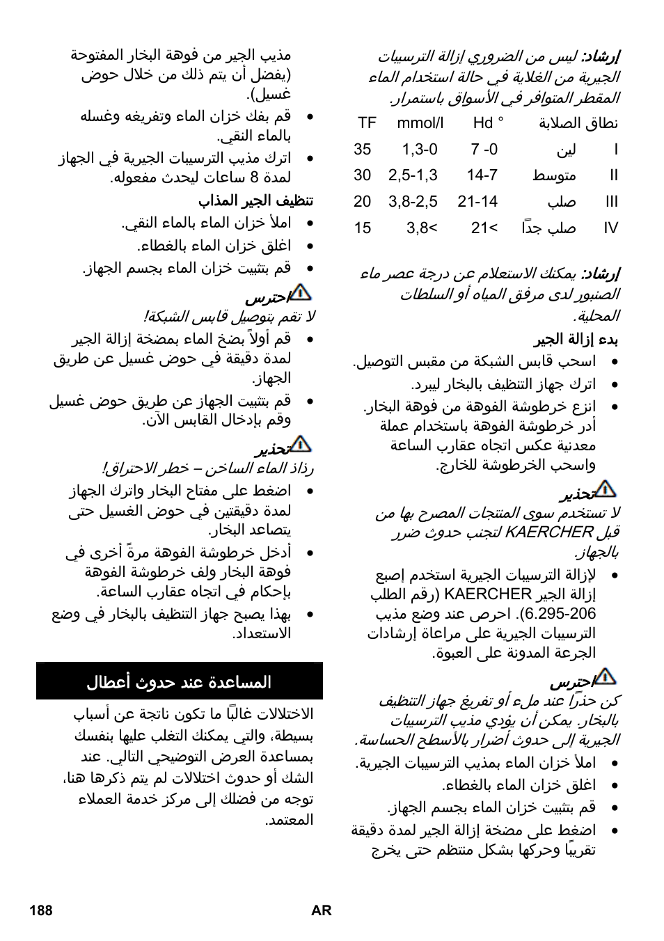 Karcher SC 952 User Manual | Page 188 / 198