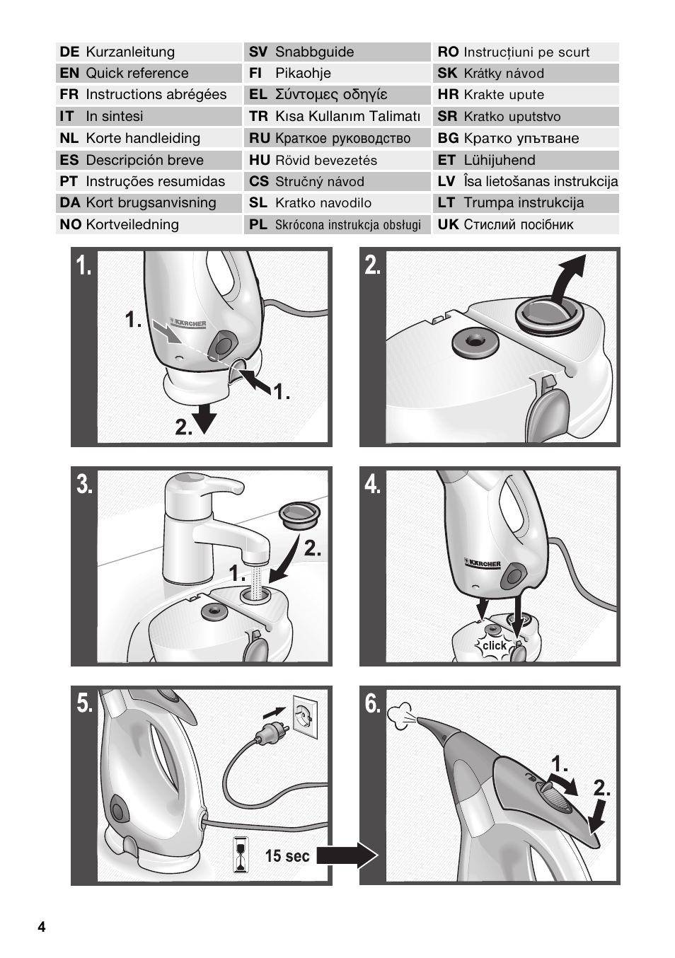 Karcher SC 952 User Manual | Page 4 / 198