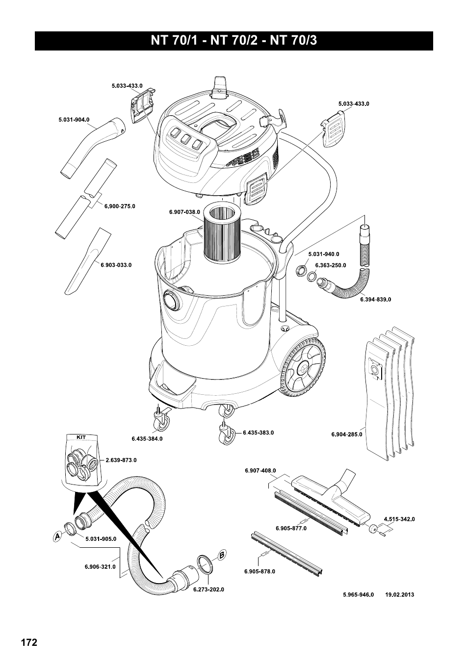 Karcher NT 70-3 User Manual | Page 172 / 176