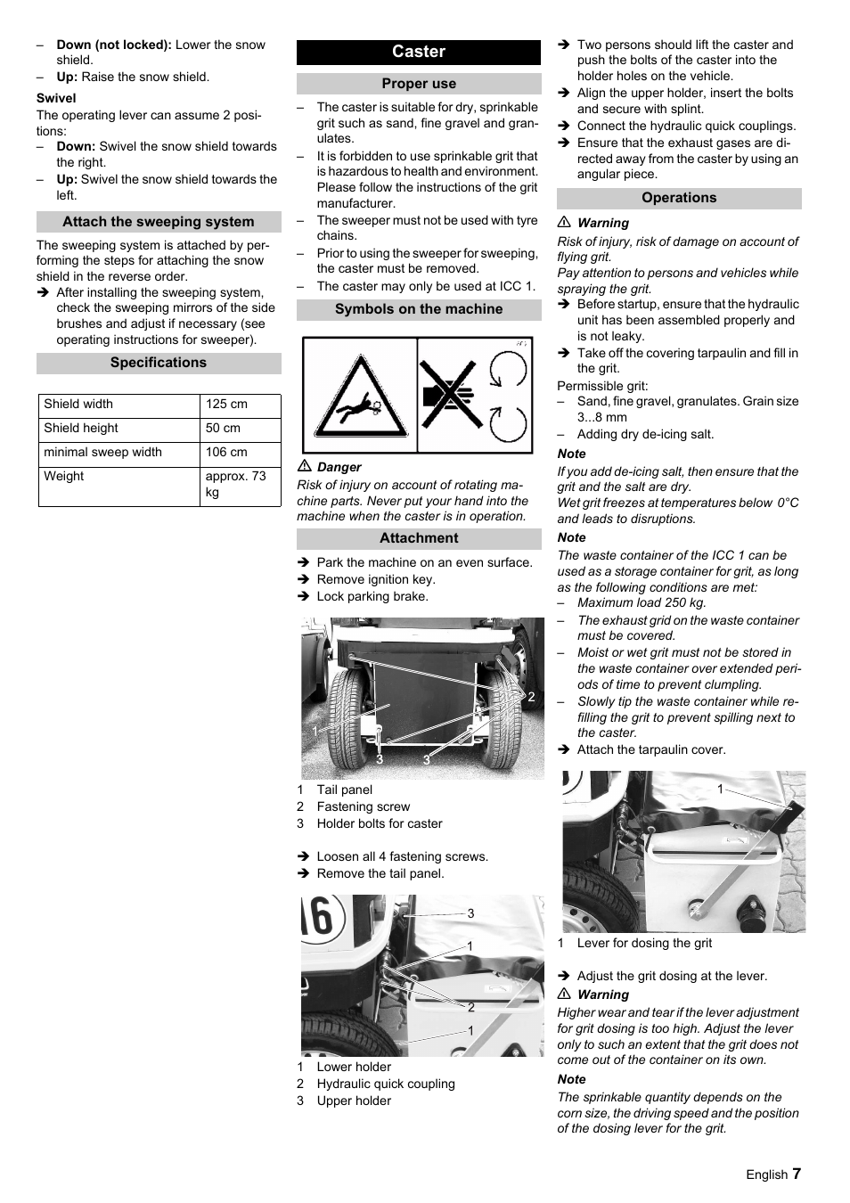 Caster | Karcher ICC 1 D Adv User Manual | Page 7 / 12