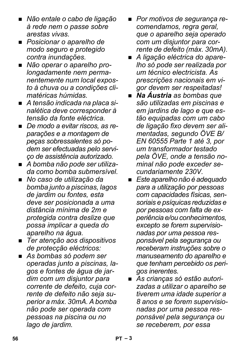 Karcher BP 1 Barrel Set User Manual | Page 56 / 74