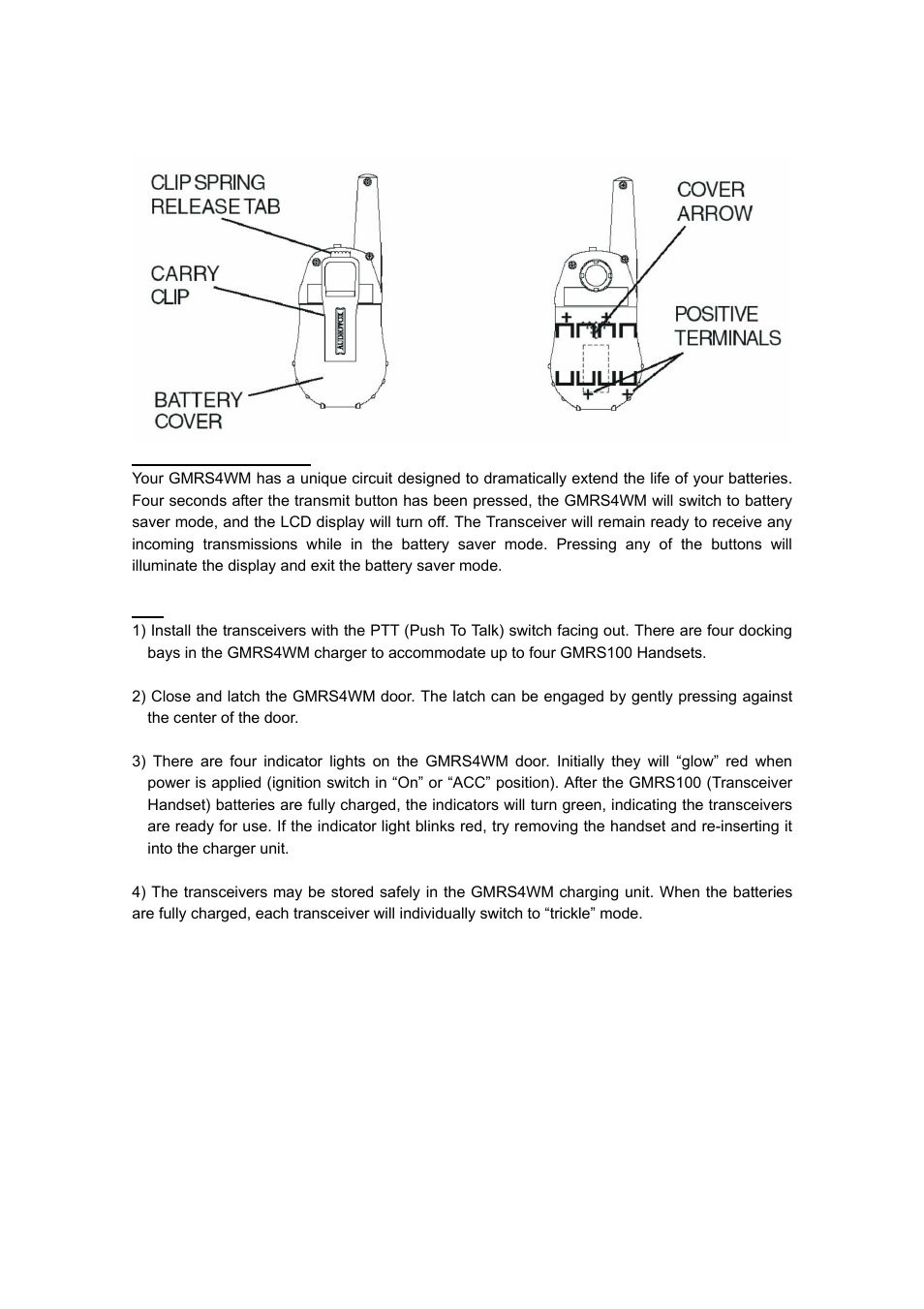 Audiovox GMRS4WM User Manual | Page 4 / 12