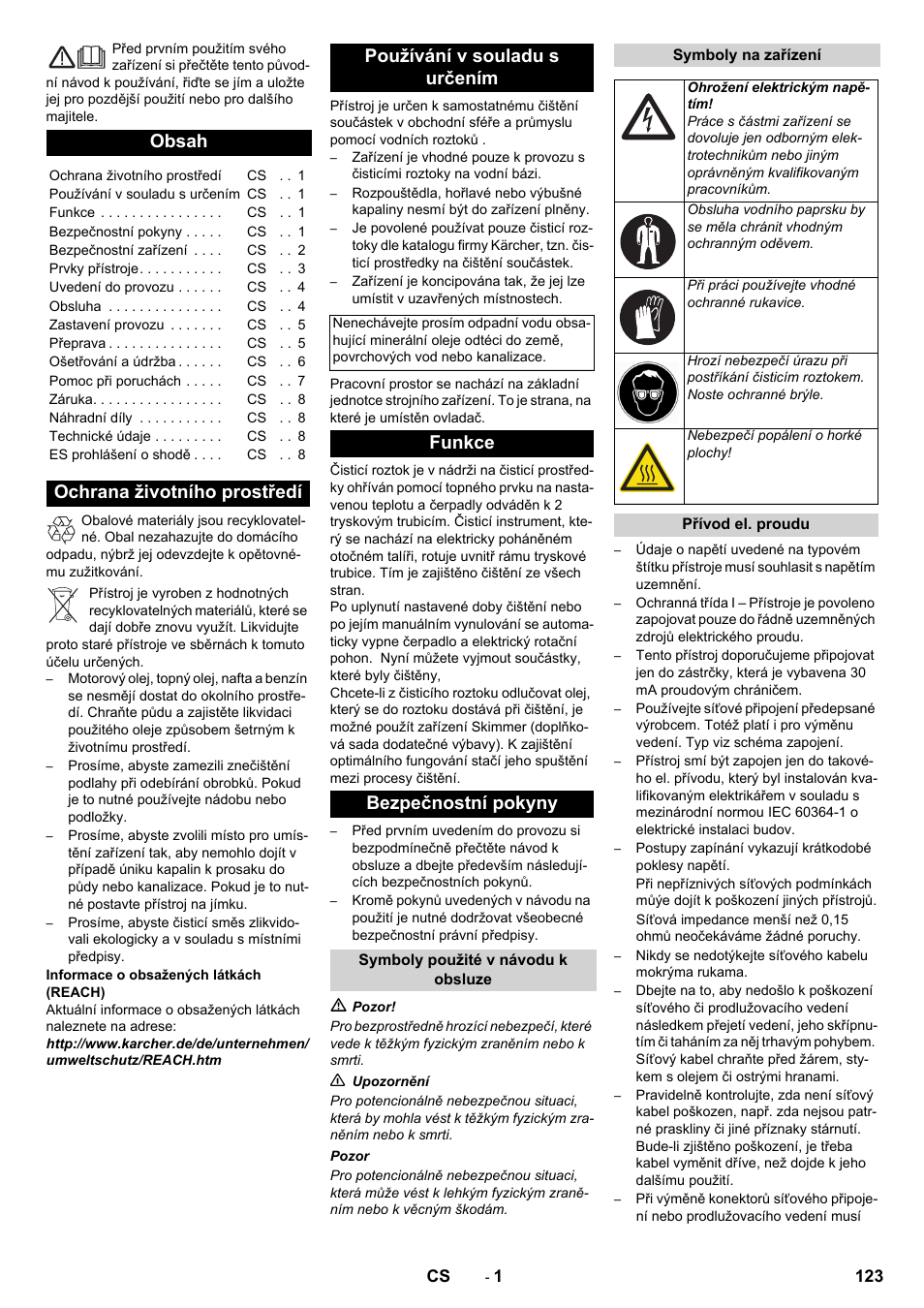 Karcher PC 60-130 T User Manual | Page 123 / 220