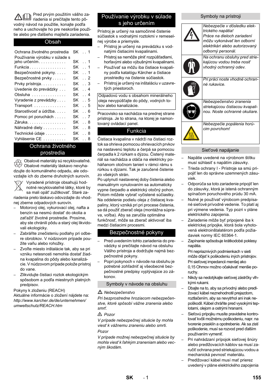 Karcher PC 60-130 T User Manual | Page 155 / 220