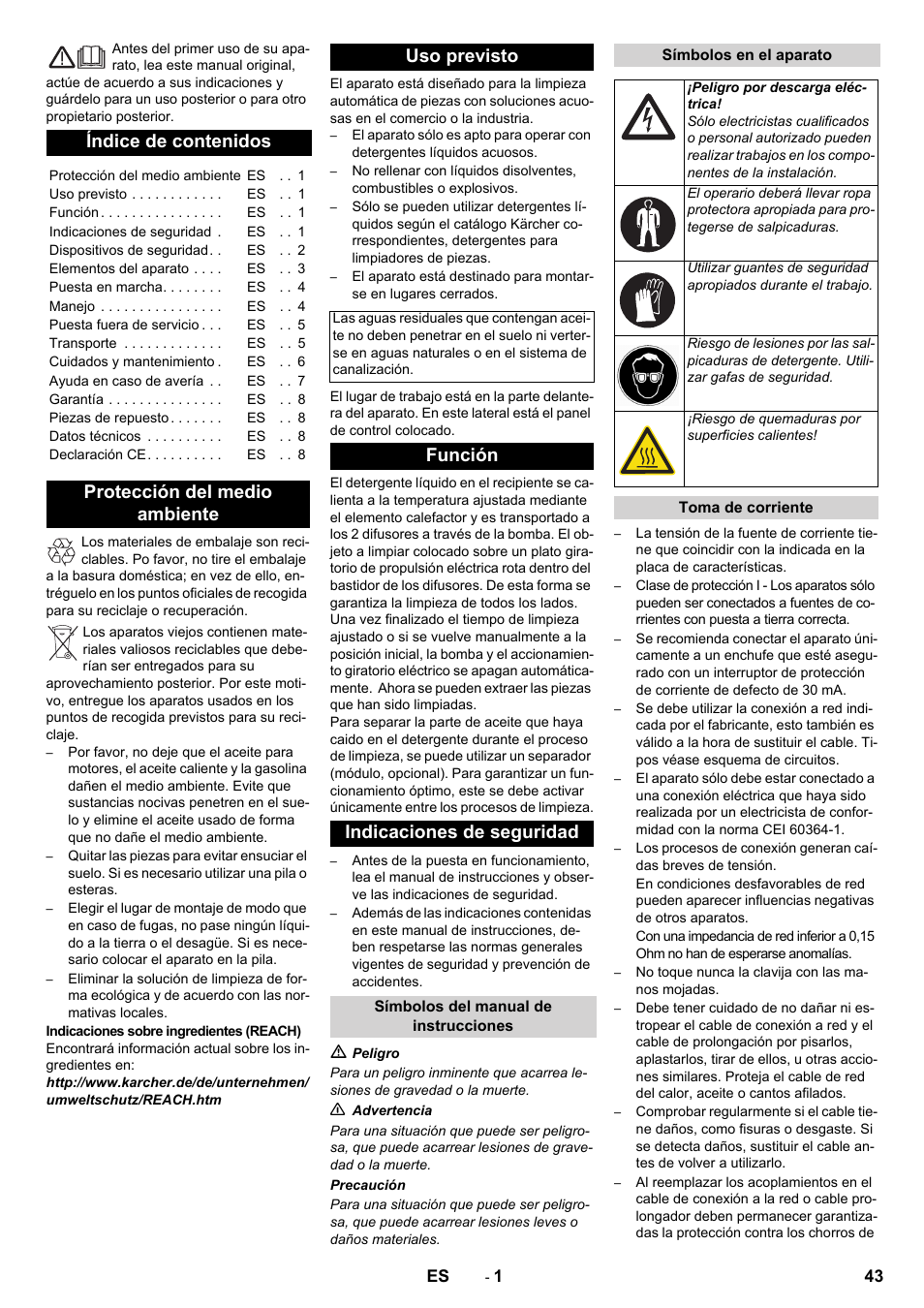 Karcher PC 60-130 T User Manual | Page 43 / 220