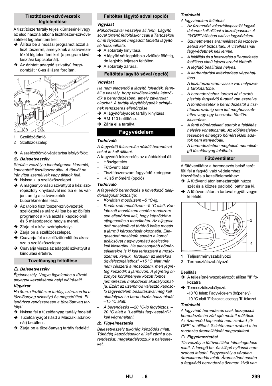 Fagyvédelem | Karcher SB-WASH 50-10 User Manual | Page 299 / 542