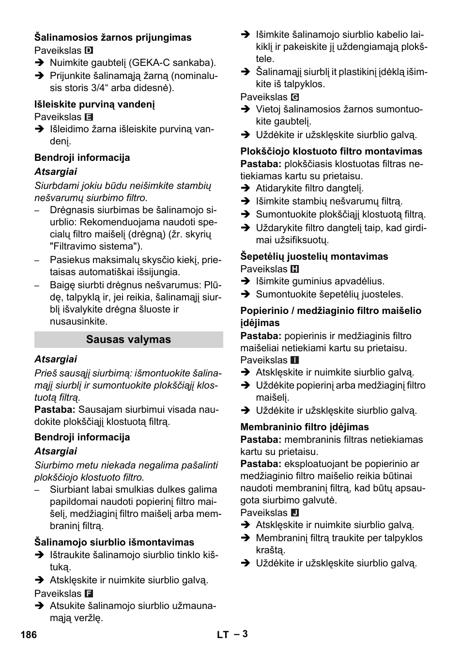 Karcher NT 611 Eco K User Manual | Page 186 / 204