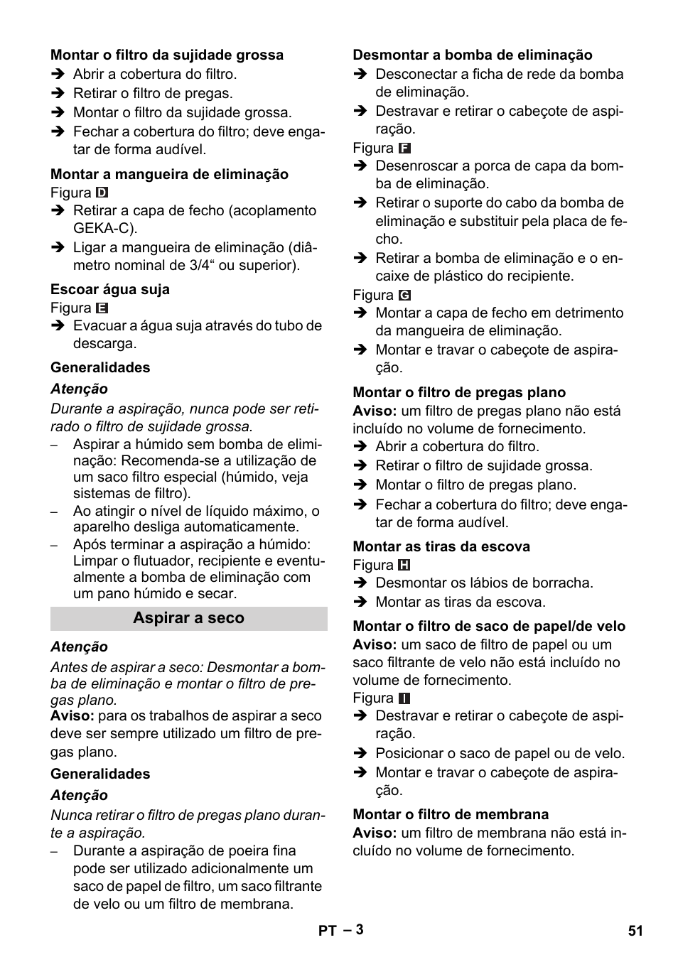 Karcher NT 611 Eco K User Manual | Page 51 / 204