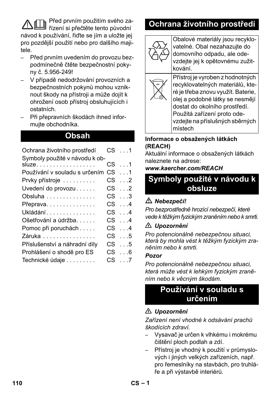 Karcher NT 14-1 Ap Te Adv User Manual | Page 110 / 200