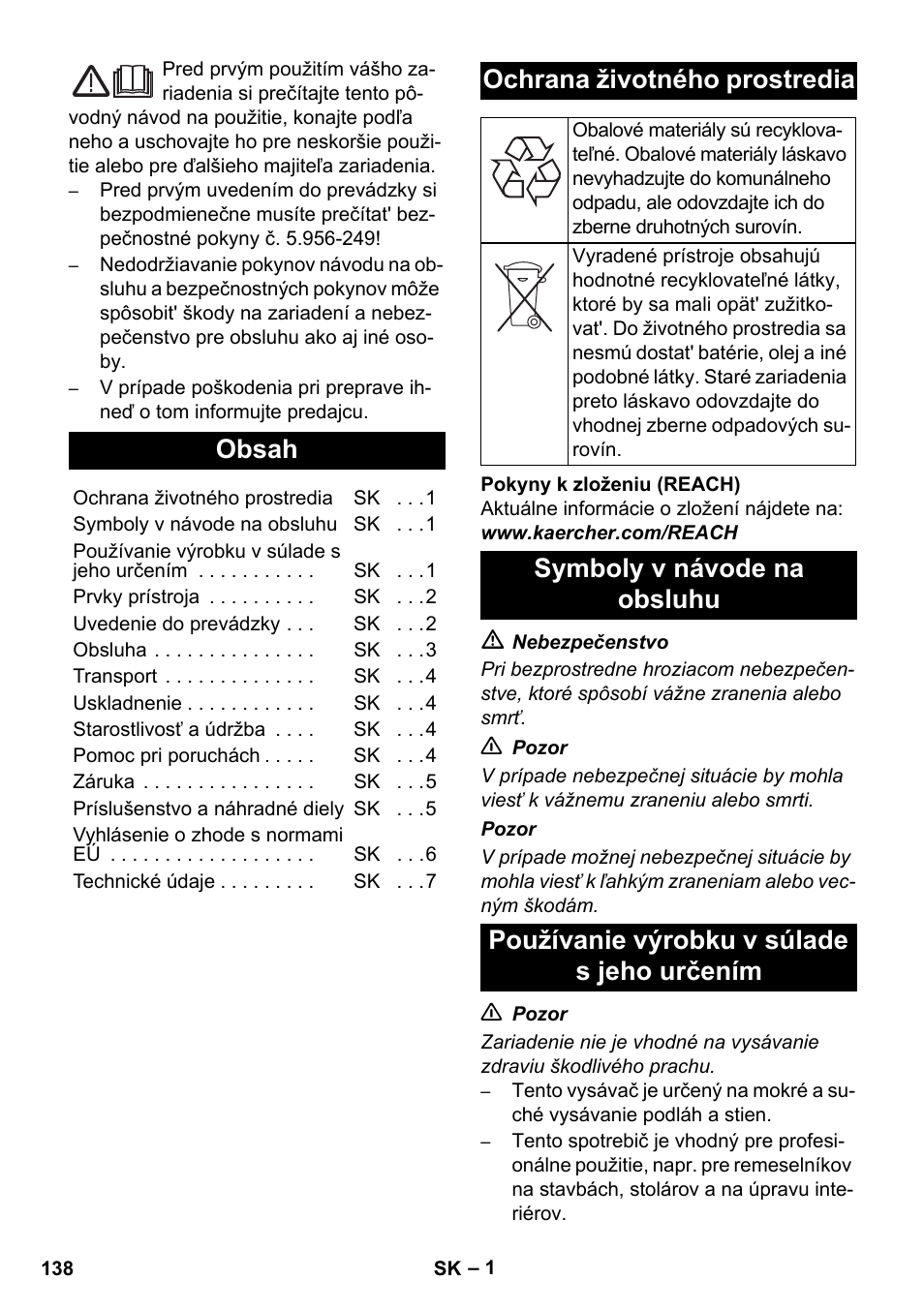 Karcher NT 14-1 Ap Te Adv User Manual | Page 138 / 200